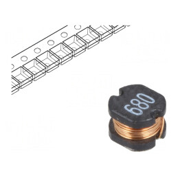 Inductor SMD 68uH 4x4,5x3,2mm