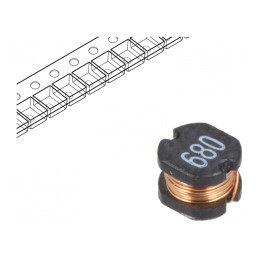 Inductor SMD 68uH 4x4,5x3,2mm | Electronic-mag.ro | Componente Electronice