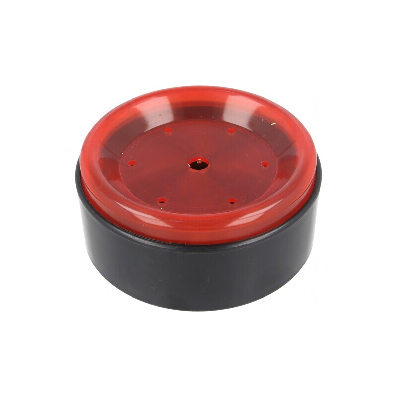 Carcasă Neagră ABS pentru Alarmă, 43mm, Ø 92mm | Electronic-mag.ro | Componente Electronice