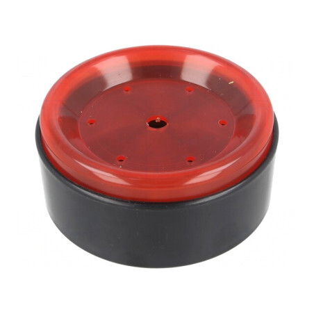 Carcasă Neagră ABS pentru Alarmă, 43mm, Ø 92mm | Electronic-mag.ro | Componente Electronice