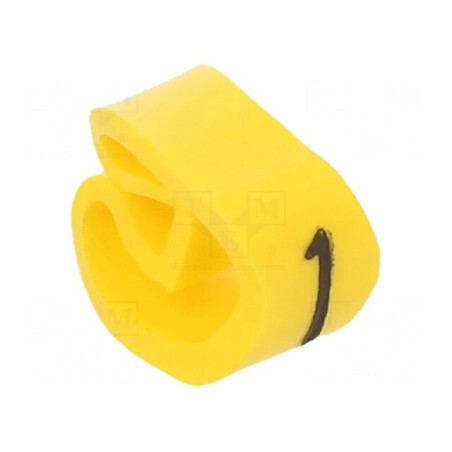 Markere Marcaj Galben 4-10mm PVC | Electronic-mag.ro | Componente Electronice