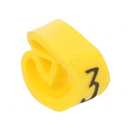 Markere Galbene pentru Marcaj PVC 4-10mm | Electronic-mag.ro | Componente Electronice