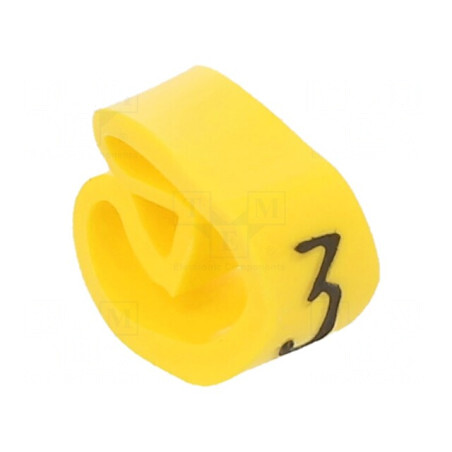 Markere Galbene pentru Marcaj PVC 4-10mm | Electronic-mag.ro | Componente Electronice