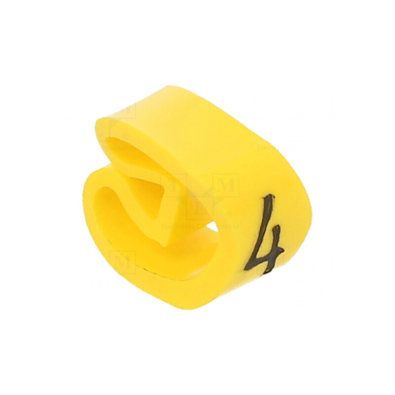 Markere Marcaj PVC Galben 4-10mm | Electronic-mag.ro | Componente Electronice