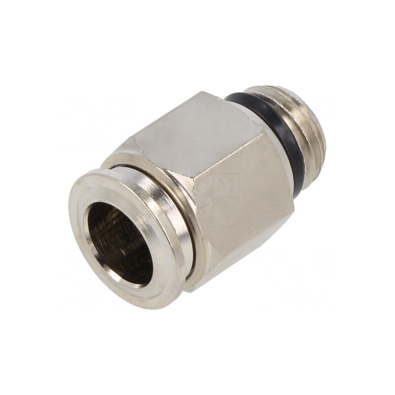 Racord Push-In Simplu 1/4" Alamă Nichelată 20 Bar | Electronic-mag.ro | Componente Electronice