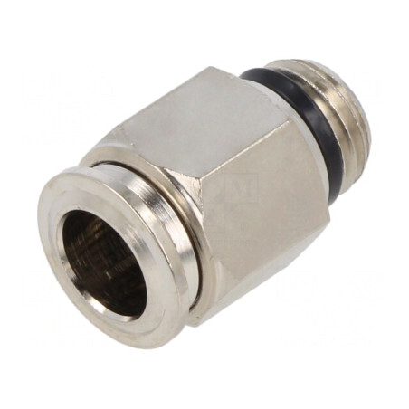 Racord Push-In Simplu 1/4" Alamă Nichelată 20 Bar | Electronic-mag.ro | Componente Electronice