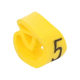 Markere Marcaj PVC Galben 5mm | Electronic-mag.ro | Componente Electronice