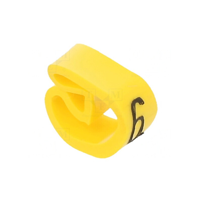 Markere Marcaj Galbene PVC 4-10mm | Electronic-mag.ro | Componente Electronice
