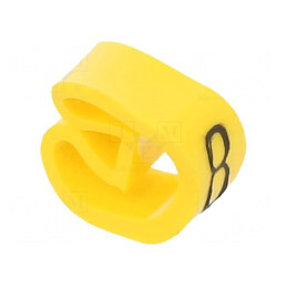 Markere Marcaj Galben PVC 8 4-10mm | Electronic-mag.ro | Componente Electronice