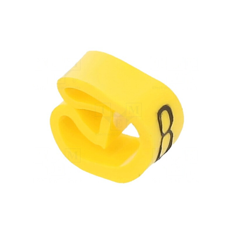 Markere Marcaj Galben PVC 8 4-10mm | Electronic-mag.ro | Componente Electronice