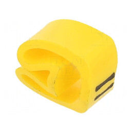 Marker PVC Galben pentru Marcaj 4-10mm | Electronic-mag.ro | Componente Electronice