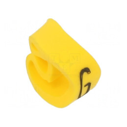 Markere Marcaj PVC Galben 4-10mm | Electronic-mag.ro | Componente Electronice