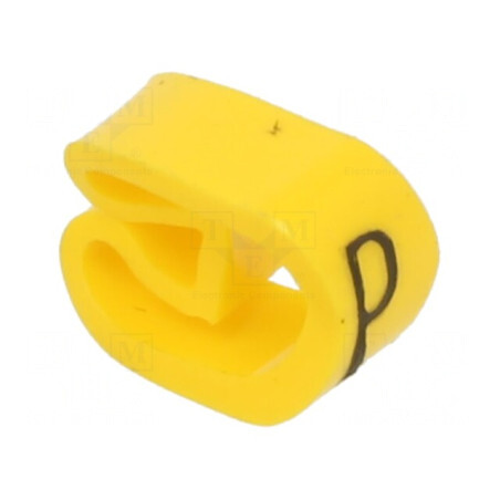 Markere Marcaj PVC Galben 4-10mm Orificiu | Electronic-mag.ro | Componente Electronice
