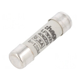 Siguranță gG 500mA 500VAC 10x38mm | Electronic-mag.ro | Componente Electronice
