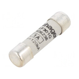 Siguranță gG 1A 500VAC 10x38mm | Electronic-mag.ro | Componente Electronice