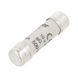 Siguranţă gG 10A 500VAC 10x38mm | Electronic-mag.ro | Componente Electronice