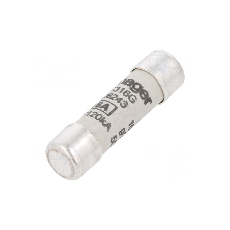 Siguranță gG 16A 500VAC 10x38mm | Electronic-mag.ro | Componente Electronice Siguranță gG 16A 500VAC 10x38mm | Electronic-mag.ro | Componente Electronice
