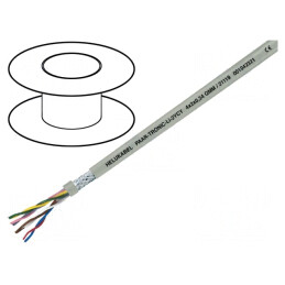 Cablu PAAR-TRONIC 4x2x0,22mm2 Gri 250V | Electronic-mag.ro | Componente Electronice