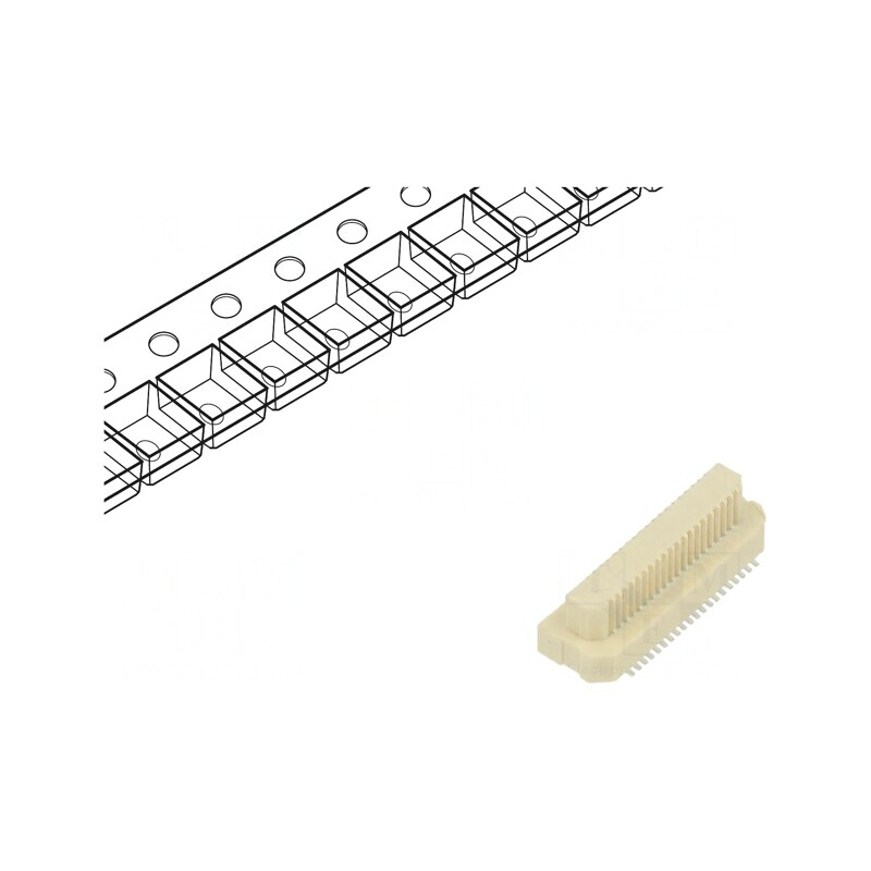 Conector PCB-PCB 40 PIN 0,5mm SMT Vertical | Electronic-mag.ro | Componente Electronice Conector PCB-PCB 40 PIN 0,5mm SMT Vertical | Electronic-mag.ro | Componente Electronice