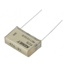 Condensator de Hârtie X1 47nF 480VAC 22.5mm THT | Electronic-mag.ro | Componente Electronice