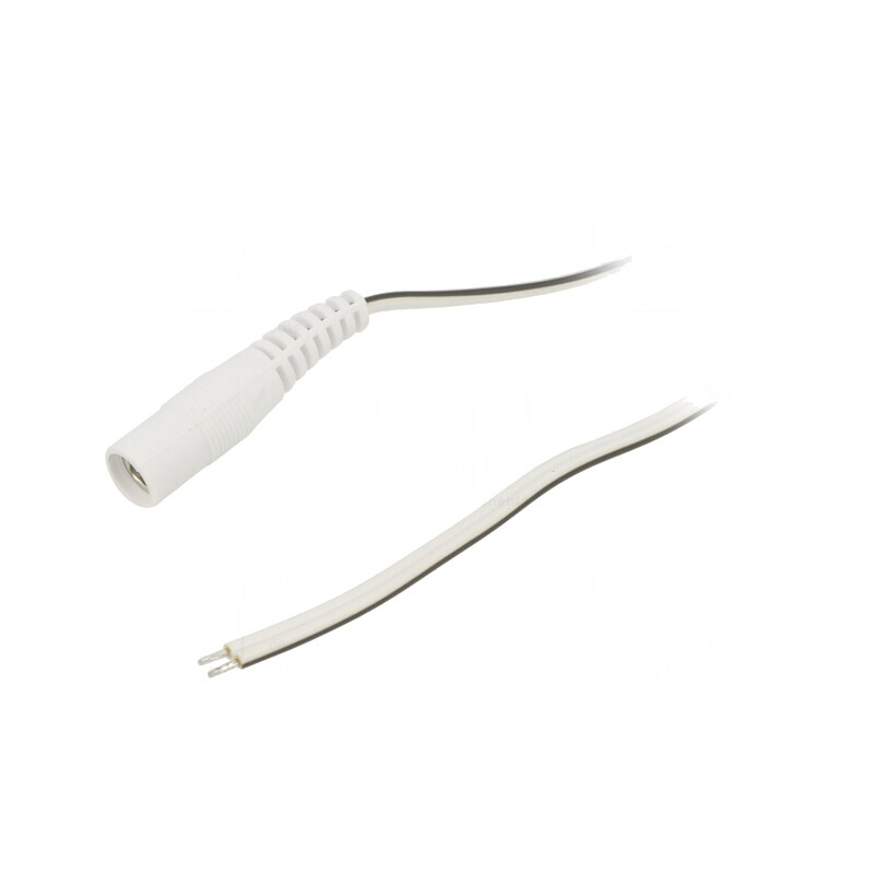 Cablu Alimentare DC 5,5x2,1 Alb 1,5m | Electronic-mag.ro | Componente Electronice Cablu Alimentare DC 5,5x2,1 Alb 1,5m | Electronic-mag.ro | Componente Electronice