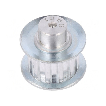 Roată de curea T5 10mm aluminiu | Electronic-mag.ro | Componente Electronice