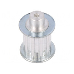 Roată de curea T5 aluminiu 16mm x 27mm x 15,05mm | Electronic-mag.ro | Componente Electronice