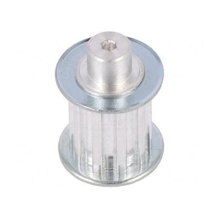 Roată de curea T5 aluminiu 16mm x 27mm x 15,05mm | Electronic-mag.ro | Componente Electronice