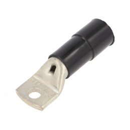 Vârf inelar tubular M8 8,5mm 95mm2 crimpat negru | Electronic-mag.ro | Componente Electronice