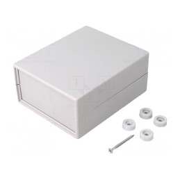 Carcasă polistiren gri 90x109x49mm | Electronic-mag.ro | Componente Electronice