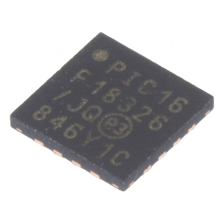 Microcontroler PIC16 26kB 32MHz 2,3-5,5V SMD UQFN16 | Electronic-mag.ro | Componente Electronice
