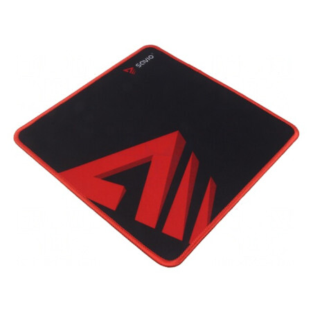 Mouse Pad Negru-Roșu 250x250x2mm | Electronic-mag.ro | Componente Electronice