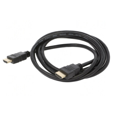 Cablu HDMI 1.4 2m Negru | Electronic-mag.ro | Componente Electronice