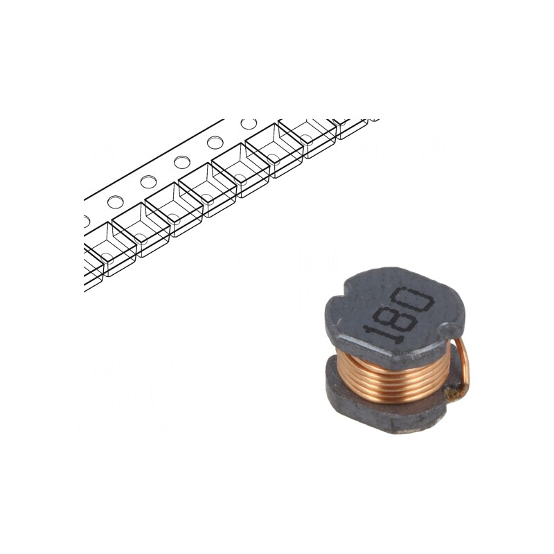 Inductor SMD 18uH 150mΩ -40÷125°C ±20% 5,2x5,8x5,2mm | Electronic-mag.ro | Componente Electronice