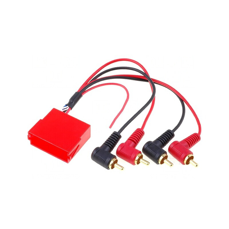 Adaptor ISO Mini Soclu RCA Mufă x4 | Electronic-mag.ro | Componente Electronice