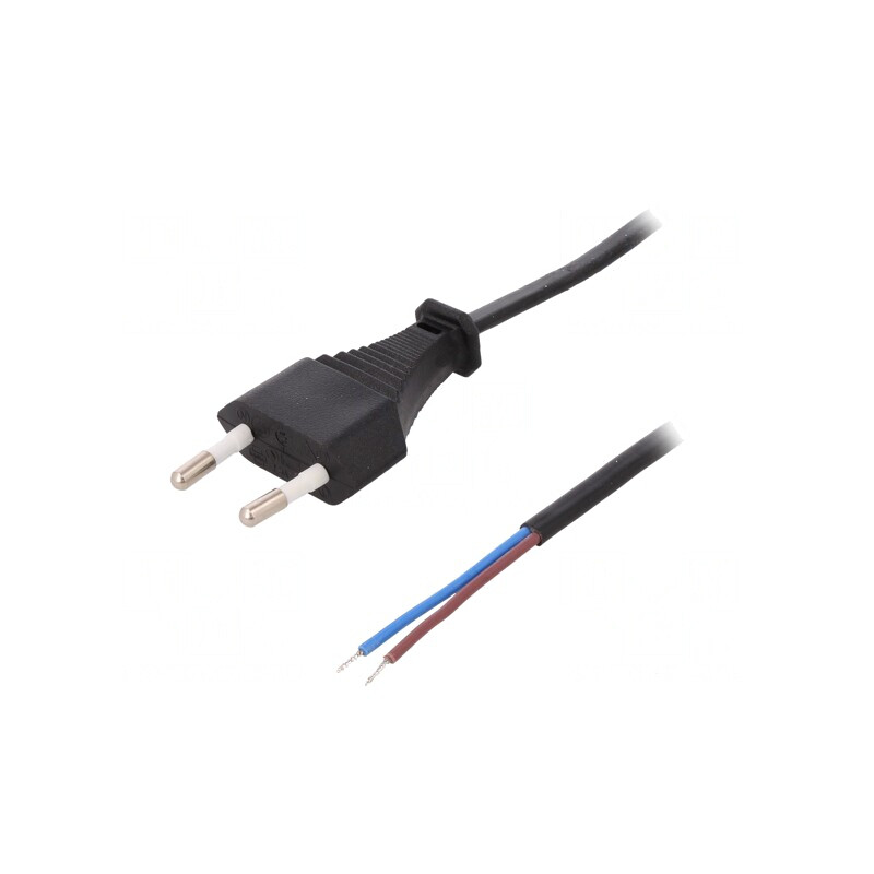 Cablu Alimentare 1,5m Negru 2,5A 250V | Electronic-mag.ro | Componente Electronice