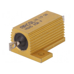 Rezistor Bobinat cu Radiator 25Ω 25W ±1% | Electronic-mag.ro | Componente Electronice