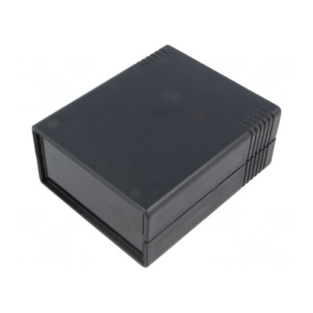 Carcasă ABS neagră 91x111x49 mm | Electronic-mag.ro | Componente Electronice