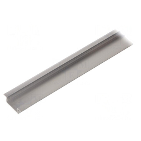 Profi Profil Aluminiu Încastrat 2m pentru Module LED Natural | Electronic-mag.ro | Componente Electronice