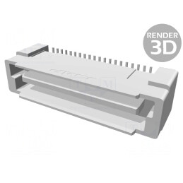 Conector PCB-PCB 40 Pini 0.8mm Aurit | Electronic-mag.ro | Componente Electronice