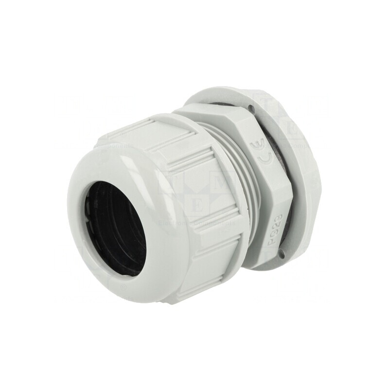Garnitură etanşare PG29 IP68 poliamidă gri închis | Electronic-mag.ro | Componente Electronice