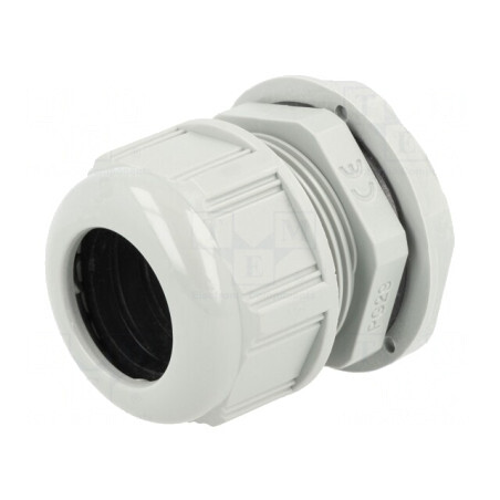 Garnitură etanşare PG29 IP68 poliamidă gri închis | Electronic-mag.ro | Componente Electronice