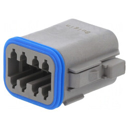 Conector Cablu-Cablu PX0 Mufă Mamă 8 PIN Gri IP68