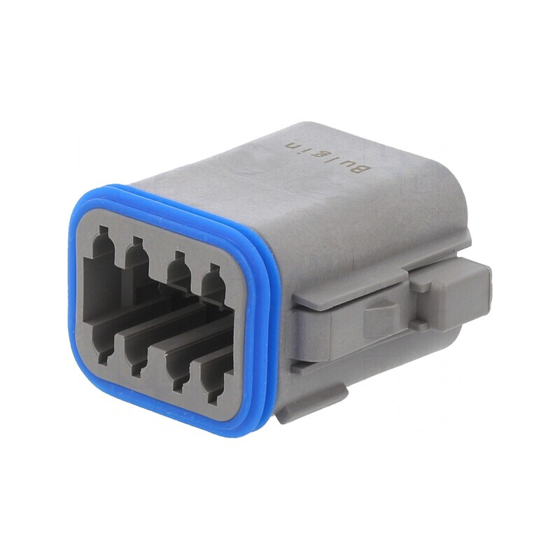 Conector Cablu-Cablu PX0 Mufă Mamă 8 PIN Gri IP68 | Electronic-mag.ro | Componente Electronice
