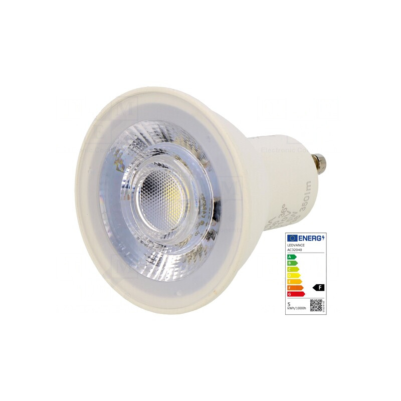 Lampă LED GU10 5W 6500K Alb Rece | Electronic-mag.ro | Componente Electronice