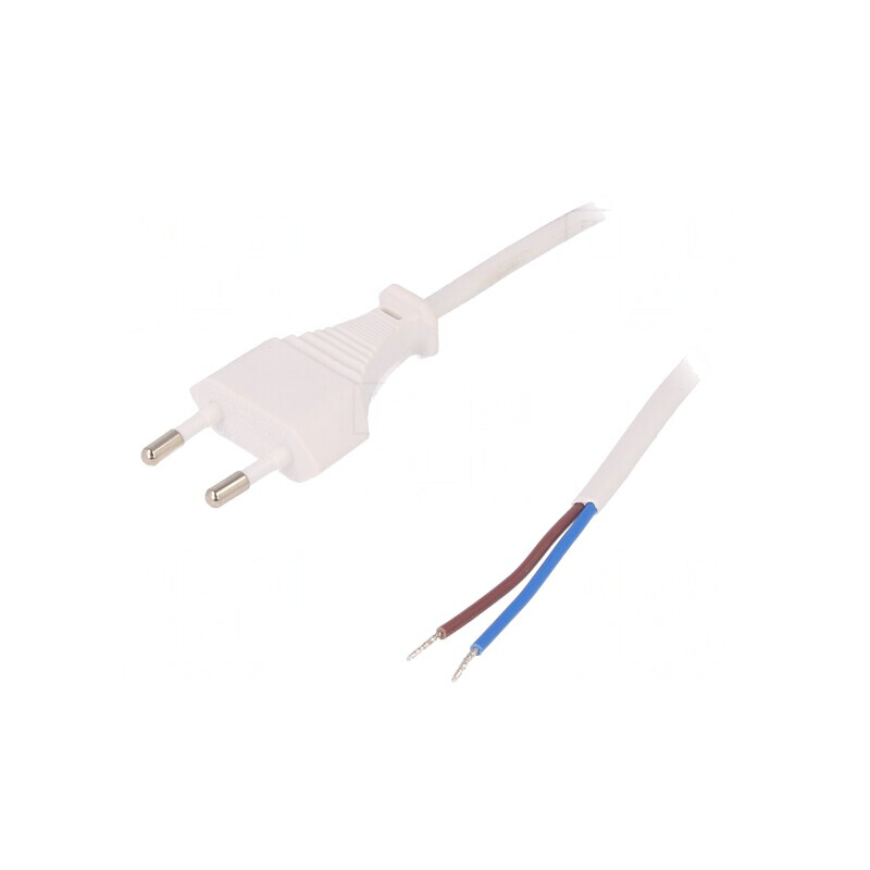Cablu Alimentare Alb 1,5m 2,5A 250V | Electronic-mag.ro | Componente Electronice Cablu Alimentare Alb 1,5m 2,5A 250V | Electronic-mag.ro | Componente Electronice