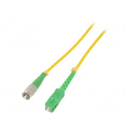 Patch Cord Fibră Optică 15m FC/APC la SC/APC 9/125um | Electronic-mag.ro | Componente Electronice