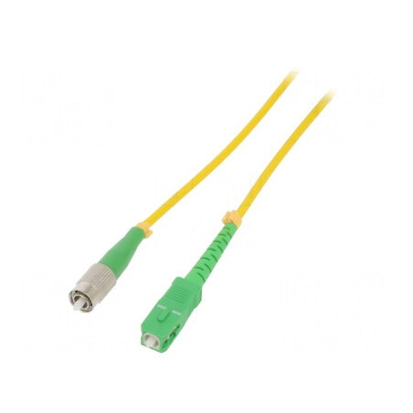 Patch Cord Fibră Optică 15m FC/APC la SC/APC 9/125um | Electronic-mag.ro | Componente Electronice