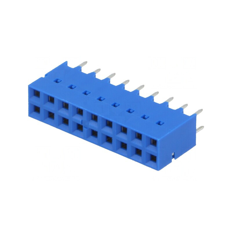 Soclu PCB-PCB mamă 2,54mm 18 pini THT aurit drept | Electronic-mag.ro | Componente Electronice