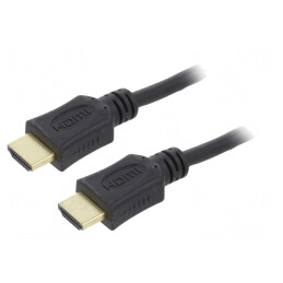 Cablu HDMI 2.0 PVC 3m Negru | Electronic-mag.ro | Componente Electronice
